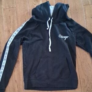 Chicago Black Hoodie PINK Victorias Secret